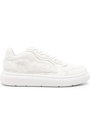 Alexander Wang Leren sneakers met logo