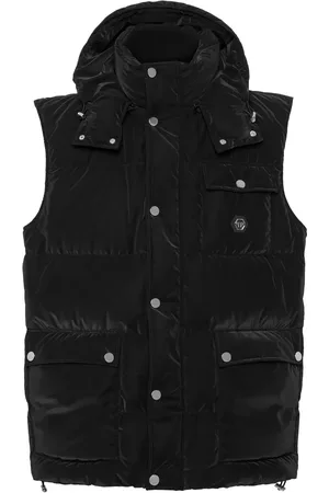 Philipp Plein Bodywarmer met capuchon
