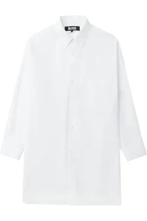 Comme des Garçons Katoenen shirt met verlaagde schouders