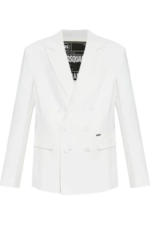 Dsquared2 Blazer met logoplakkaat