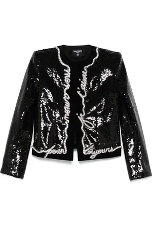 Balmain Love Letter jack met print
