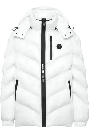 Philipp Plein Donsjack met logopatch