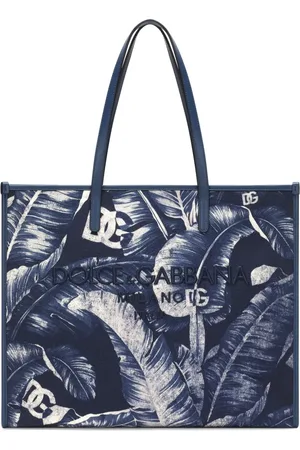 Dolce & Gabbana Canvas schoudertas met geborduurd logo