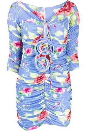 MAGDA BUTRYM Jurk met bloemenpatch