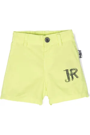 John Richmond Katoenen shorts met logoprint