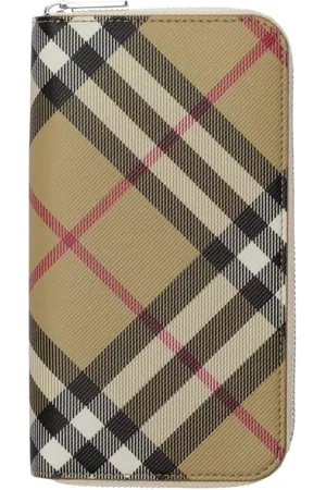 Burberry Geruite portemonnee