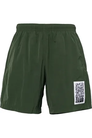 Alexander McQueen Zwembroek met logopatch