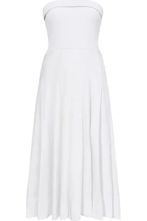 Proenza Schouler Strapless katoenen midi
