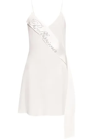 BLUMARINE Jurk met satijnen detail