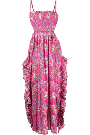 Caroline Constas Jurk met bloemenprint