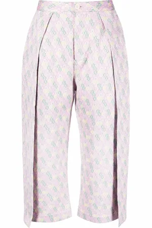HENRIK VIBSKOV Broek met bloemen jacquard