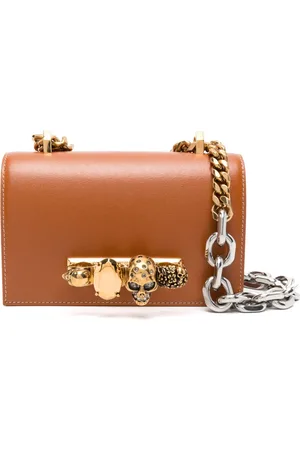 Alexander McQueen Kleine crossbodytas met sieraden