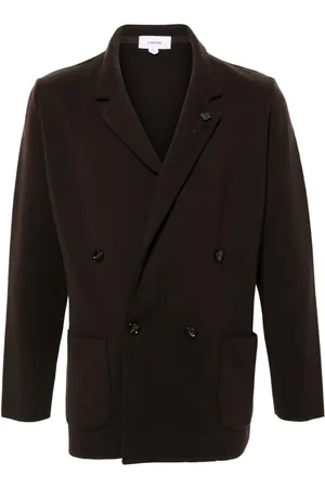 LARDINI Blazer met broche