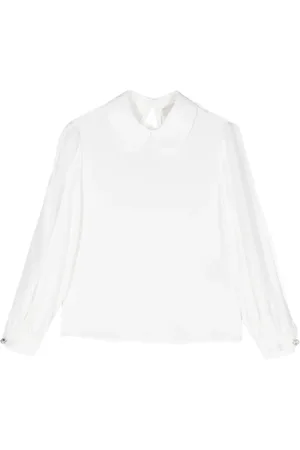 Simonetta Shirt met kristallen knoop