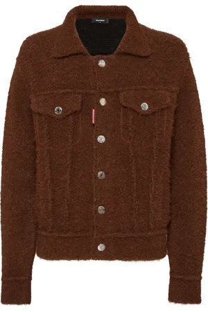 Dsquared2 Shirtjack van imitatie lamswol