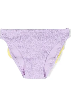 MC2 SAINT BARTH Gekreukte bikinislip met strikdetail