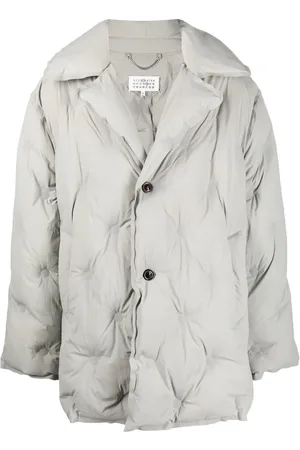 Maison Margiela Mantel met enkele rij knopen