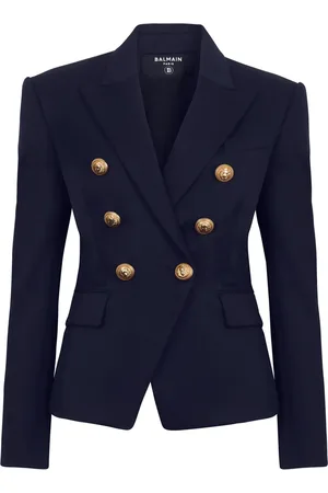Balmain Wollen blazer met dubbele rij knopen