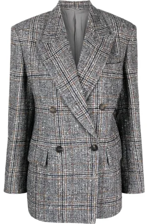 Brunello Cucinelli Blazer met dubbele rij knopen