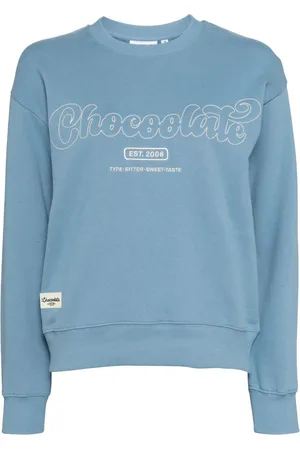 Chocoolate Sweater met geborduurd logo