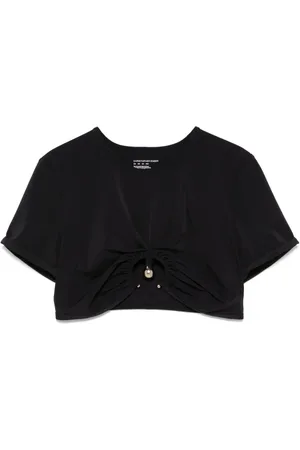 CHRISTOPHER ESBER Cropped top met ruches