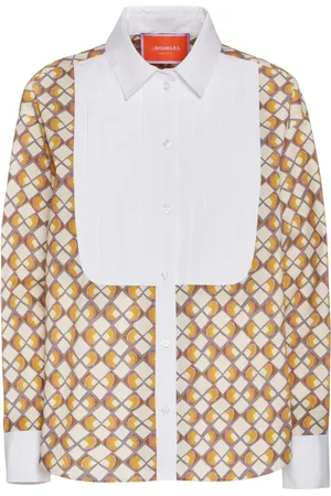 La DoubleJ Blouse met geometrische print