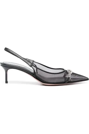 GEDEBE Slingback sandalen verfraaid met kristallen