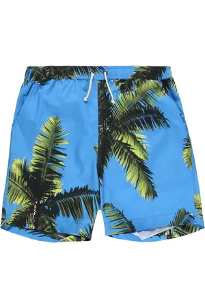 BLUE SKY INN Zwembroek met palmboomprint