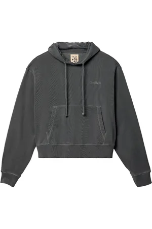 Camper Katoenen hoodie met geborduurd logo