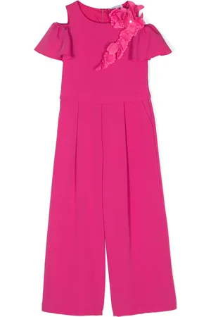 MONNALISA Jumpsuit met bloemapplicatie