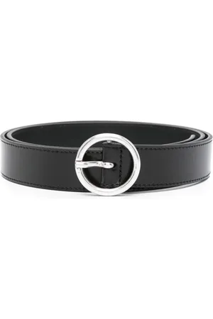 Fursac Leren riem met stiksel