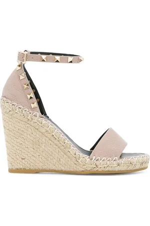 VALENTINO GARAVANI Double Rockstud 95mm sandalen met sleehak