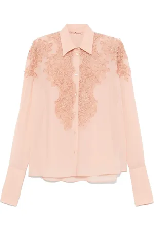 ERMANNO SCERVINO Shirt met kanten detail