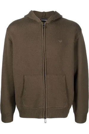 Emporio Armani Muts met geborduurd logo