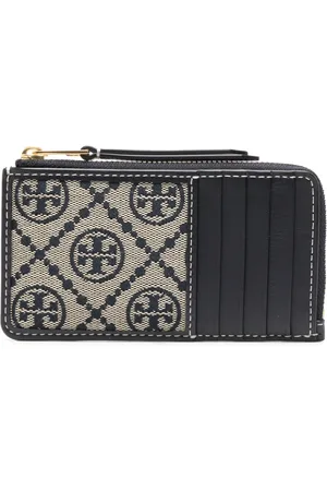 Tory Burch Pasjeshouder met T monogram en rits