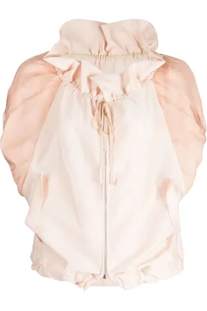 Shanshan Ruan Blouse met trekkoord