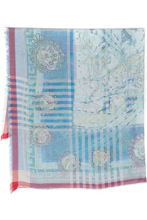 Faliero Sarti Sjaal met abstracte print