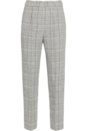 PESERICO SIGN Geruite pantalon