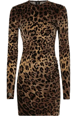 Dolce & Gabbana Jurk met luipaardprint