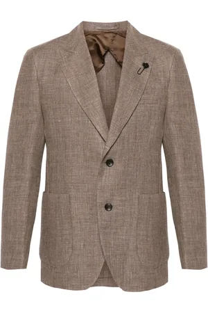 LARDINI Blazer met enkele rij knopen