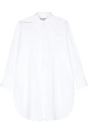 ALBERTO BIANI Katoenen smoking blouse