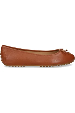 Ralph Lauren Leren ballerina