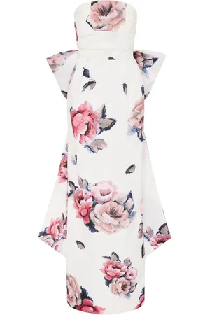 Rebecca Vallance Avondjurk met bloemenprint