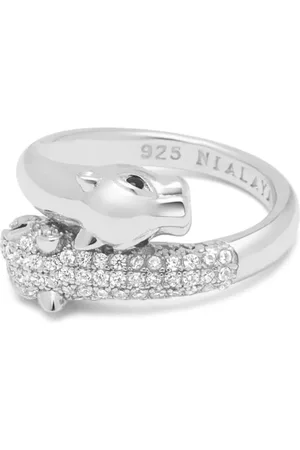 Nialaya Gedraaide panter ring