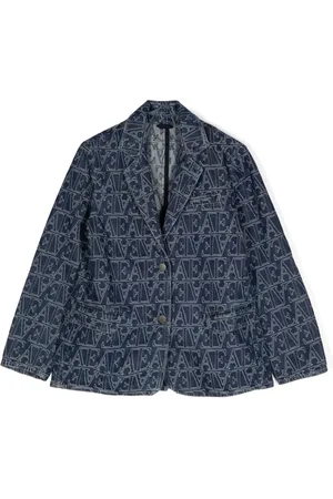 Emporio Armani Blazer met monogram