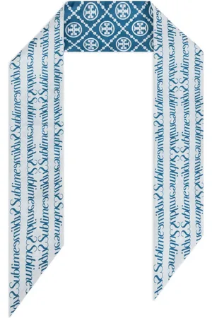 Tory Burch Sjaal met monogramprint