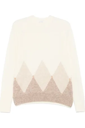 BALLANTYNE Trui met argyle intarsia