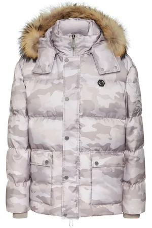 Philipp Plein Parka met camouflageprint