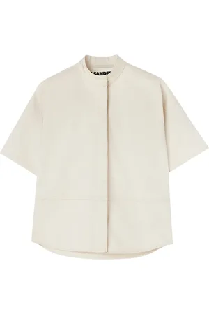 Jil Sander Blouse met cropped mouwen