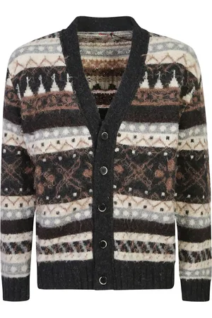 BARENA Fair Isle gebreid vest